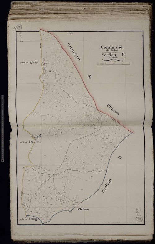 Dontreix - Section C : partie de Beaulieu (4ème feuille)
