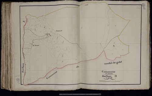 Dontreix - Section D : La Besse, Grammont (5ème feuille)