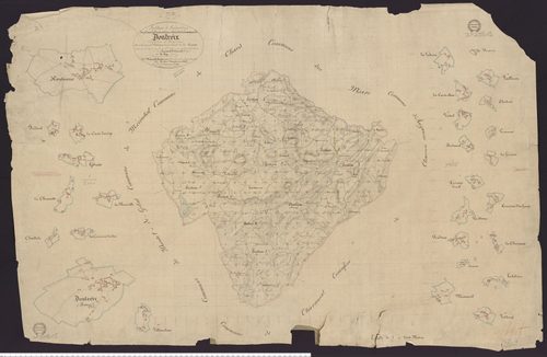 Dontreix - Plan parcellaire communal