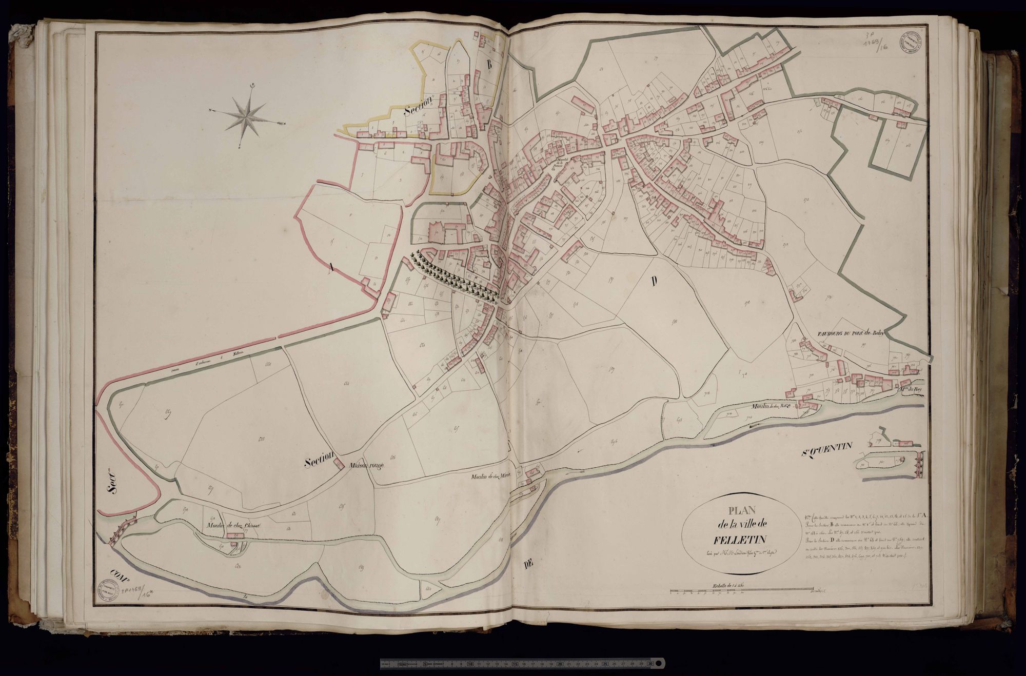 Felletin - Plan de la ville de Felletin