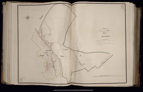 Felletin - Section D : plan de Beaumont (1ère feuille)