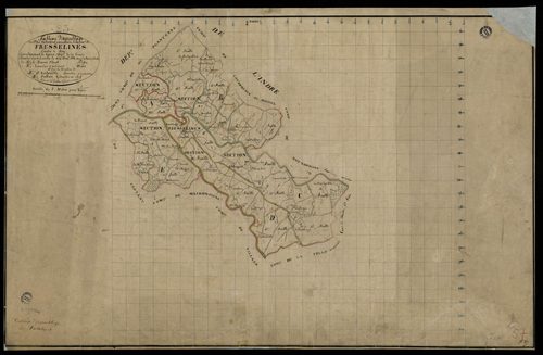 Fresselines - Plan parcellaire communal