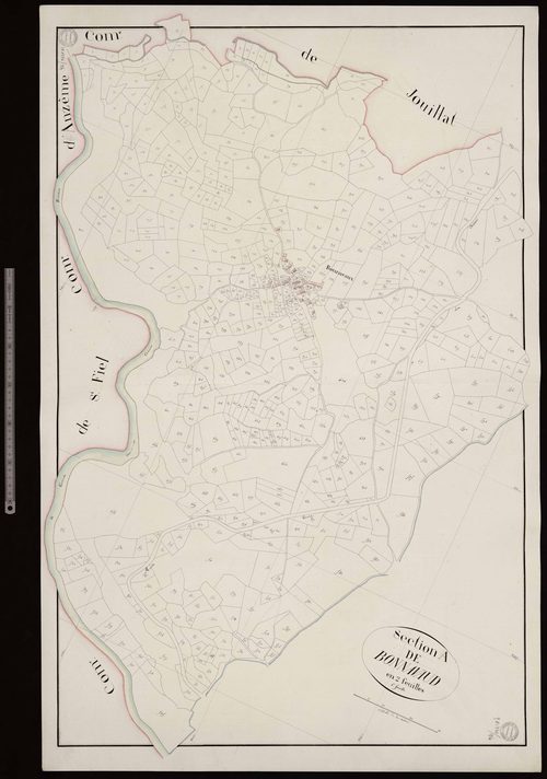 Glénic - Section A dite de Bonnavaud (1ère feuille)