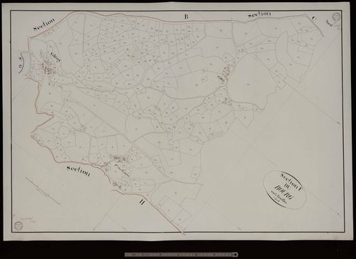 Glénic - Section F dite du Bourg (1ère feuille),