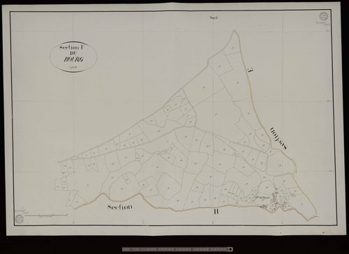 Glénic - Section F dite du Bourg (3ème feuille),