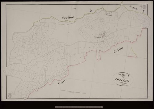 Glénic - Section I dite de Villejavat (1ère feuille)