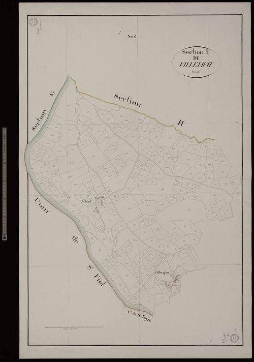Glénic - Section I dite de Villejavat (3ème feuille)
