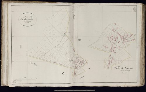 Gouzon - Section A dite de la ville de Gouzon (1ère feuille)