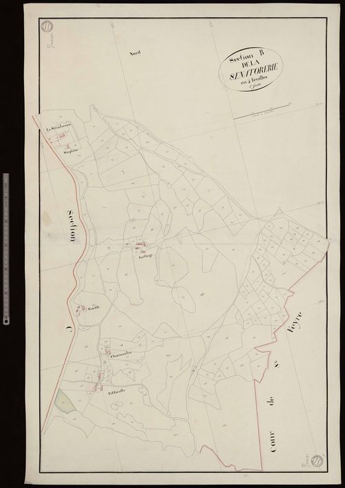 Guéret - Section B dite de la Sénatorerie (1ère feuille)