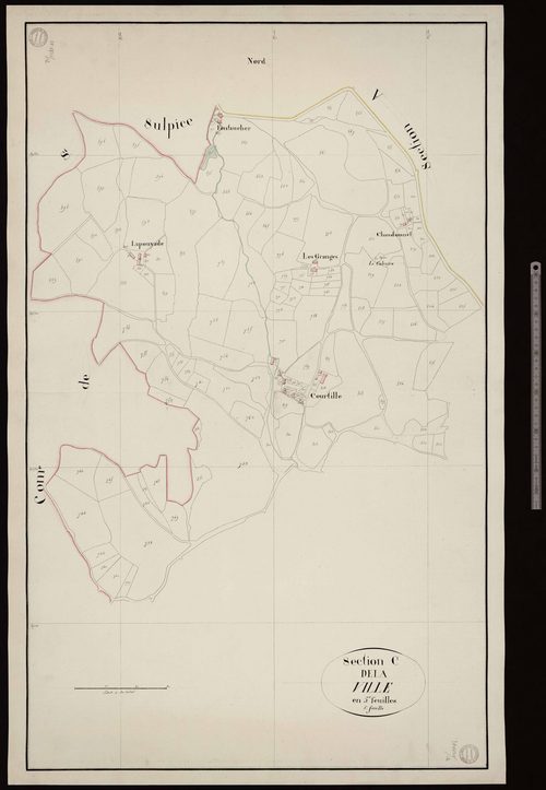 Guéret - Section C dite de la ville (5ème feuille)