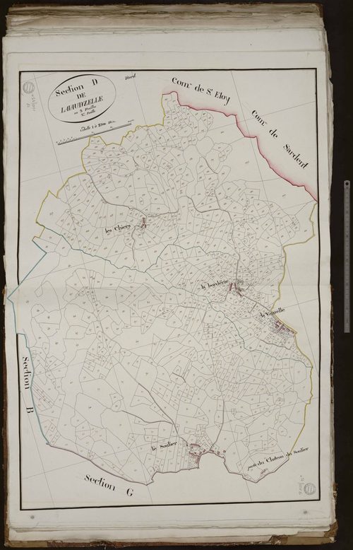 Janaillat - Section D dite de Lavauzelle (2ème feuille)