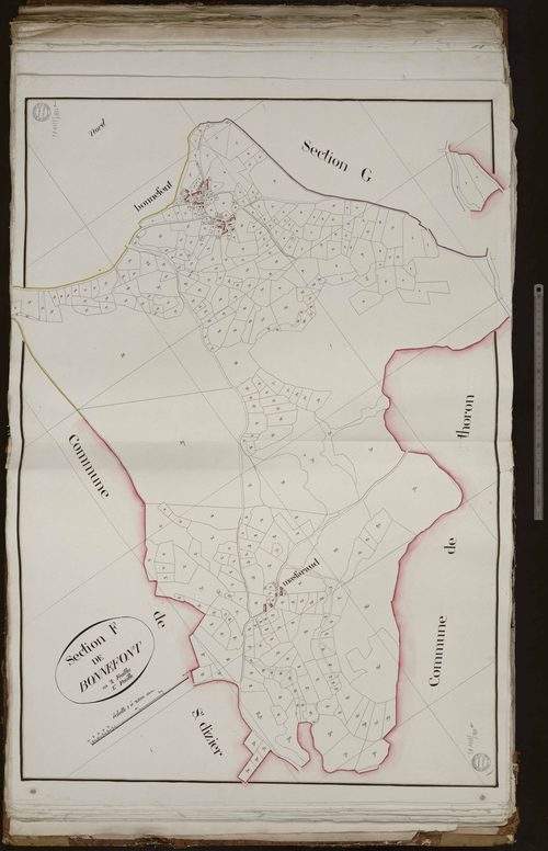 Janaillat - Section F dite de Bonnefont (1ère feuille)