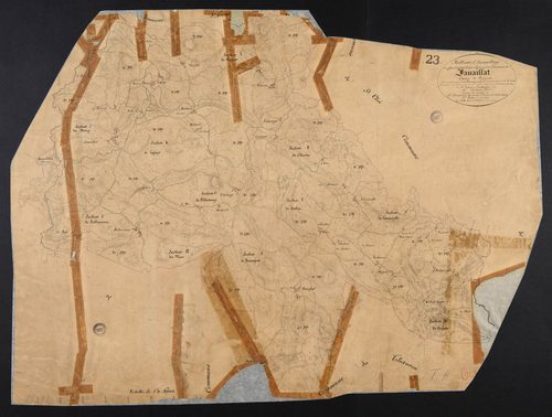 Janaillat - Plan parcellaire communal