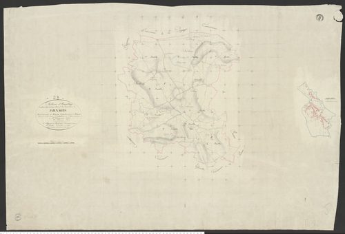Jarnages - Plan parcellaire communal