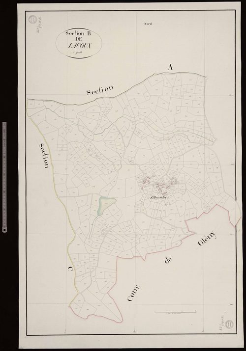 Jouillat - Section B dite de Lacoux (2ème feuille)