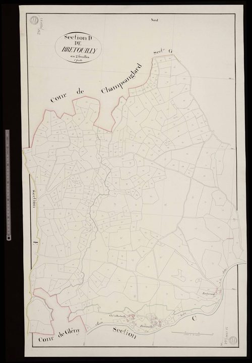 Jouillat - Section D dite de Bretouilly (1ère feuille)
