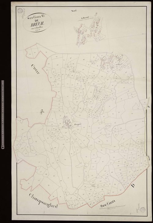 Jouillat - Section G dite du Breuil (1ère feuille)