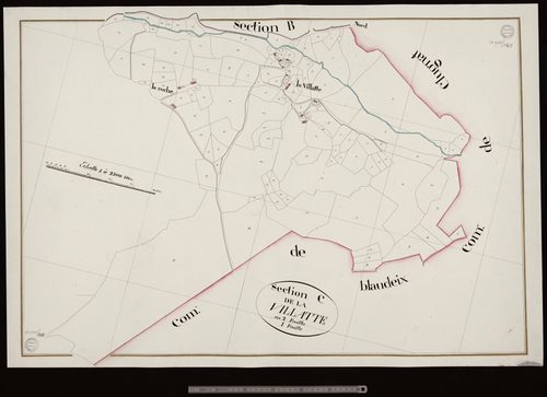 Ladapeyre - Section C dite de La Villatte (1ère feuille)