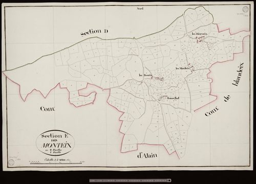 Ladapeyre - Section E dite des Monteix (1ère feuille)