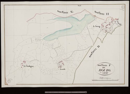Ladapeyre - Section F dite du Bourg (1ère feuille)
