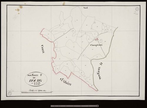 Ladapeyre - Section F dite du Bourg (2ème feuille)