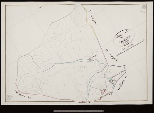 Ladapeyre - Section H dite du Querrois (1ère feuille)