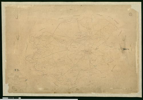 Lépaud - Plan parcellaire communal