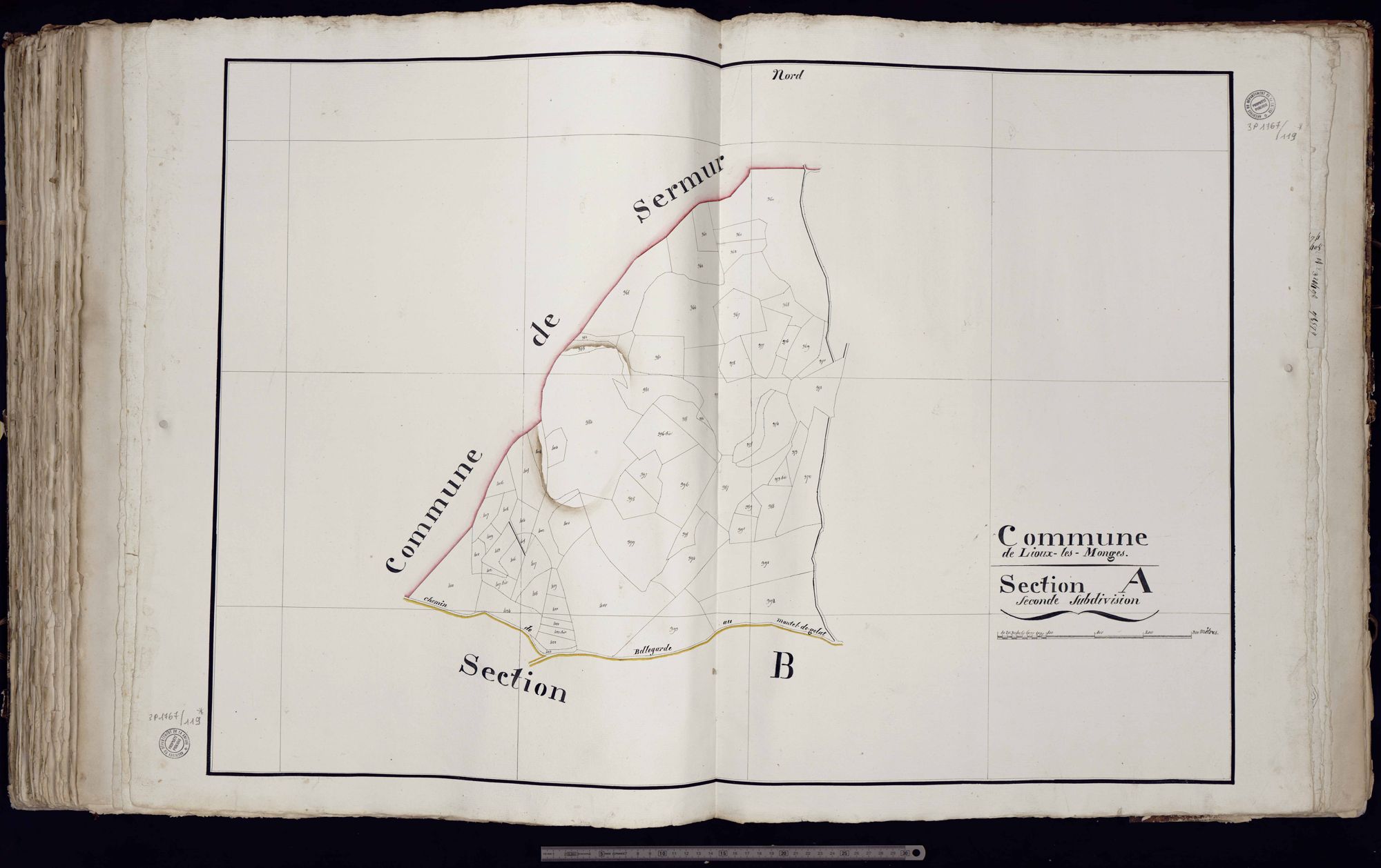 Lioux-les-Monges - Section A (2ème feuille)
