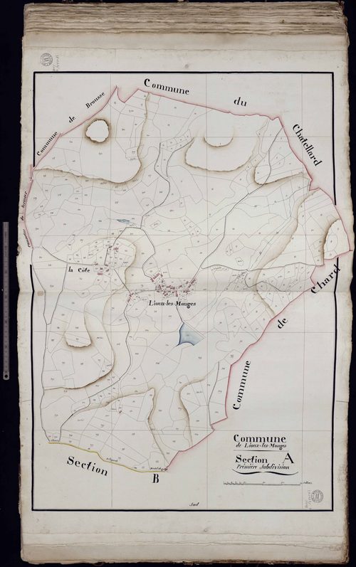 Lioux-les-Monges - Section A: Lioux-les-Monges (1ère feuille)