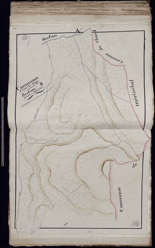 Lioux-les-Monges - Section B (1ère feuille)