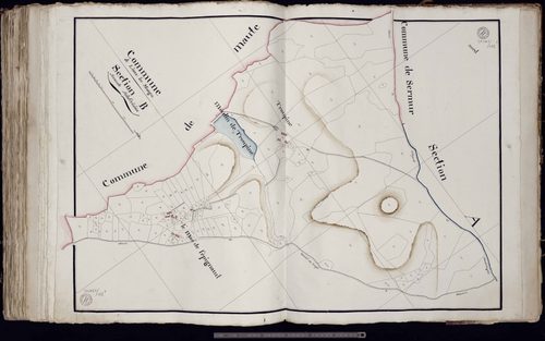 Lioux-les-Monges - Section B : Le Mas de l'Epignaud, Troupine (3ème feuille)