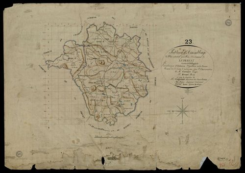 Lupersat - Plan parcellaire communal