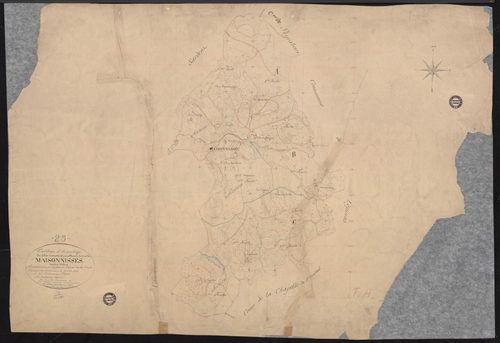 Maisonnisses - Plan parcellaire communal