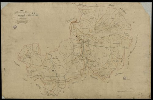 Malleret-Boussac - Plan parcellaire communal