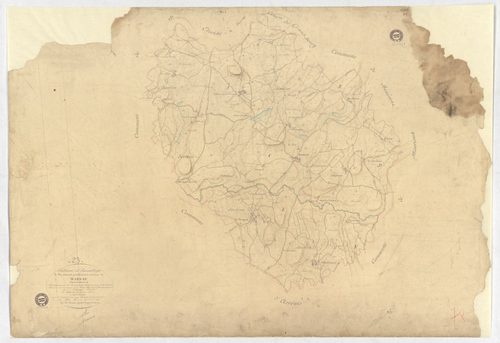 Marsac - Plan parcellaire communal