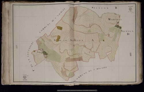 Mazeirat - Section A, Pouzoux (1ère feuille)