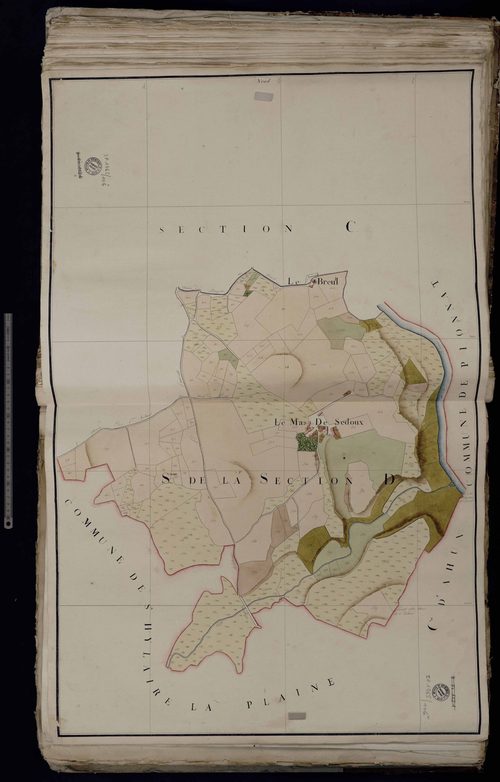 Mazeirat - Section D, Le Breuil, Le Mas de Sèdoux (2ème feuille)