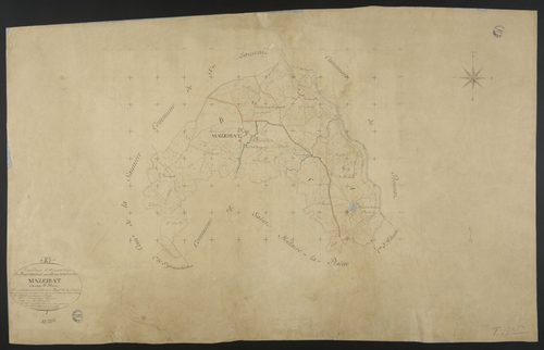 Mazeirat - Plan parcellaire communal