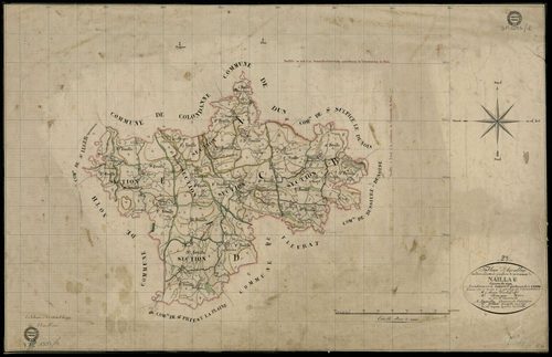 Naillat - Plan parcellaire communal