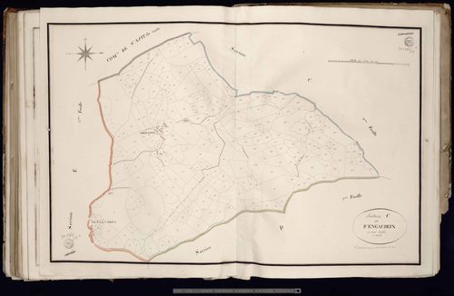 Néoux - Section C dite d'Engaudeix (1ère feuille)