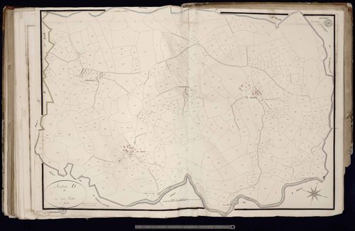 Néoux - Section D : Monteix, Le Vert, Le Bèzut (1ère feuille)