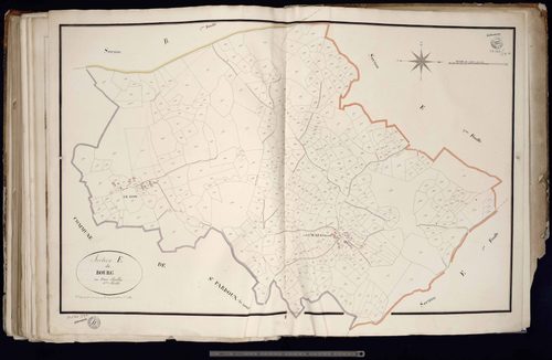 Néoux - Section E dite du Bourg (2ème feuille)