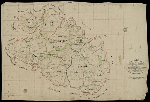 Noth - Plan parcellaire communal