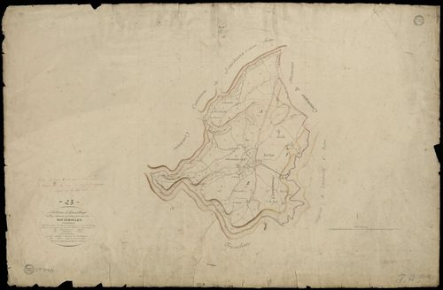 Nouzerolles - Plan parcellaire communal