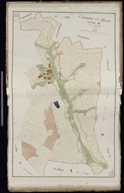 Parsac - Section D dite de Jarnagette (1ère feuille)