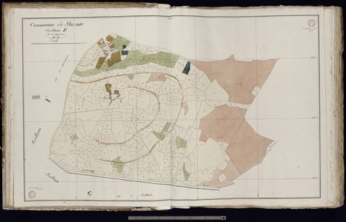 Parsac - Section E dite des Mazeires (1ère feuille)