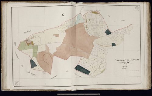 Parsac - Section H dite de La Maison-Neuve (1ère feuille)