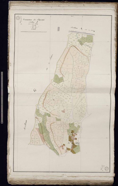 Parsac - Section I dite de La Villatte (2ème feuille)