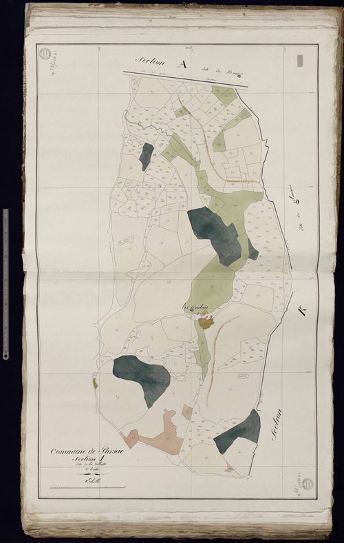 Parsac - Section I dite de La Villatte (3ème feuille)
