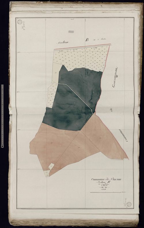 Parsac - Section K dite de Gladière (2ème feuille)